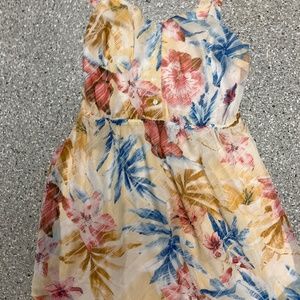 Floral print dress